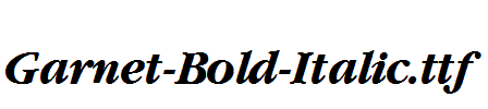 Garnet-Bold-Italic.ttf