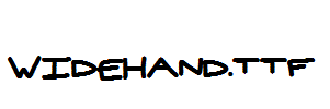 widehand.ttf