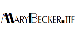 MaryBecker.ttf