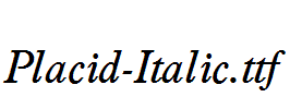 Placid-Italic.ttf