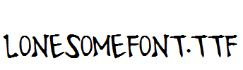 LonesomeFont.ttf