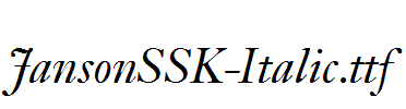 JansonSSK-Italic.ttf