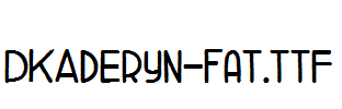 DKAderyn-Fat.ttf