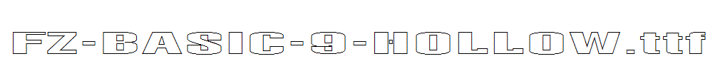 FZ-BASIC-9-HOLLOW.ttf