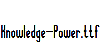 Knowledge-Power.ttf