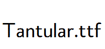 Tantular.ttf