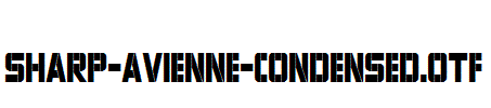 Sharp-Avienne-Condensed.otf