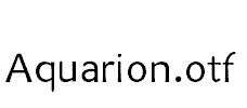 Aquarion.otf