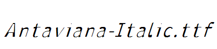 Antaviana-Italic.ttf