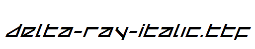 Delta-Ray-Italic.ttf