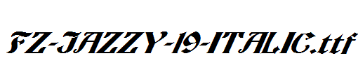 FZ-JAZZY-19-ITALIC.ttf