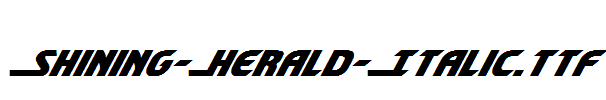 Shining-Herald-Italic.ttf