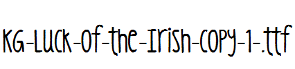 KG-Luck-of-the-Irish-copy-1-.ttf