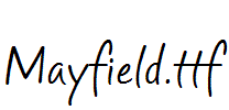 Mayfield.ttf