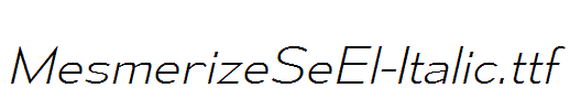 MesmerizeSeEl-Italic.ttf