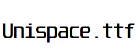 Unispace.ttf