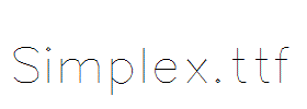 Simplex.ttf