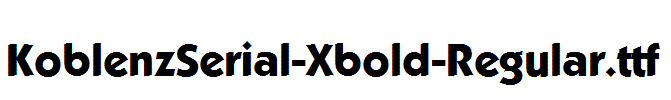 KoblenzSerial-Xbold-Regular.ttf