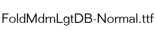 FoldMdrnLgtDB-Normal.ttf