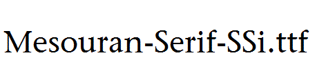 Mesouran-Serif-SSi.ttf