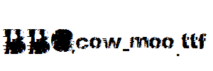 BBQcow-moo.ttf