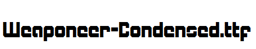 Weaponeer-Condensed.ttf