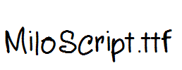 MiloScript.ttf