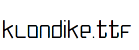 Klondike.ttf