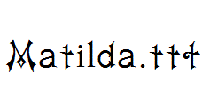 Matilda.ttf