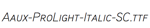 Aaux-ProLight-Italic-SC.ttf