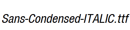 Sans-Condensed-ITALIC.ttf