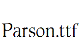 Parson.ttf