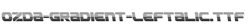 Ozda-Gradient-Leftalic.ttf