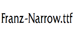 Franz-Narrow.ttf