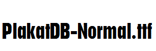 PlakatDB-Normal.ttf