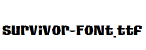 Survivor-Font.ttf