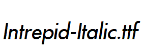 Intrepid-Italic.ttf