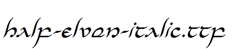 Half-Elven-Italic.ttf