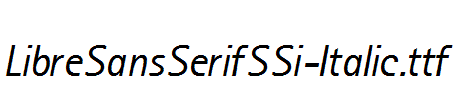 LibreSansSerifSSi-Italic.ttf