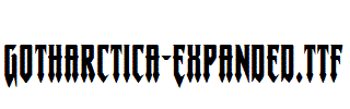 Gotharctica-Expanded.ttf