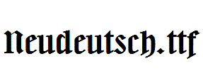 Neudeutsch.ttf