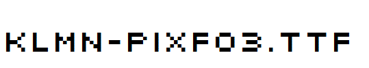 KLMN-PixF03.ttf