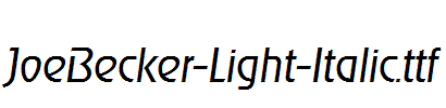 JoeBecker-Light-Italic.ttf