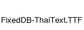 FixedDB-ThaiText.ttf