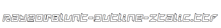 RayzorBlunt-Outline-Italic.ttf