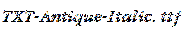 TXT-Antique-Italic.ttf