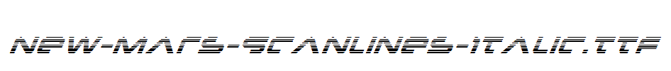 New-Mars-Scanlines-Italic.ttf