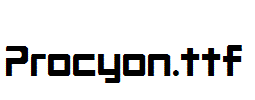 Procyon.ttf