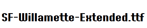 SF-Willamette-Extended.ttf
