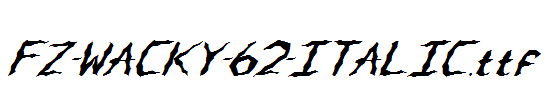 FZ-WACKY-62-ITALIC.ttf